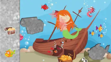 Capture d'écran de Mermaid Puzzles for Toddlers 6