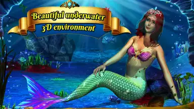 Capture d'écran de Cute Mermaid Simulator 3D 11