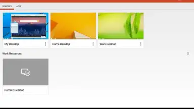 Capture d'écran de Microsoft Remote Desktop Beta 7