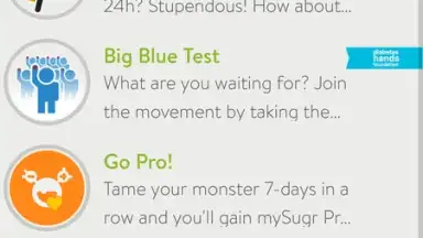 Capture d'écran de mySugr Diabetes Logbook 2