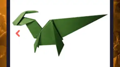Capture d'écran de Origami dinosaurs paper shapes 6