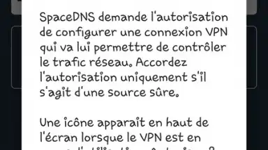 Capture d'écran de SpaceDNS 3