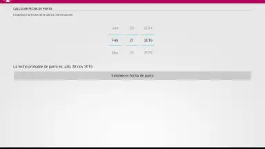 Capture d'écran de Semanas Embarazo 1