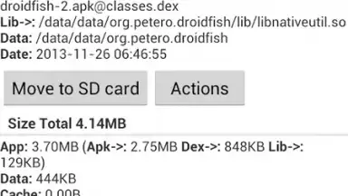 Capture d'écran de Link2SD 4