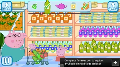 Capture d'écran de Peppa in the Supermarket 2
