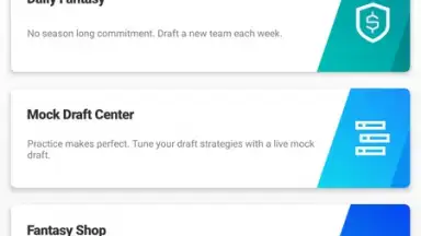 Capture d'écran de Yahoo Fantasy Sports 14