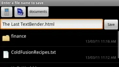 Capture d'écran de TextWarrior 2