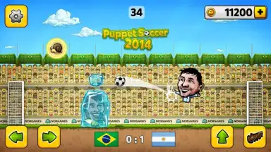 Capture d'écran de Puppet Soccer 2014 1