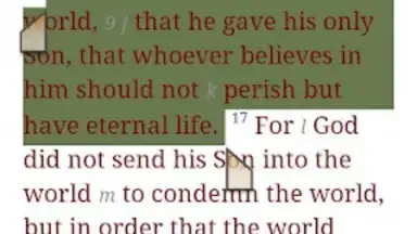 Capture d'écran de eBible 4