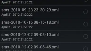 Capture d'écran de SMS Backup and Restore 3