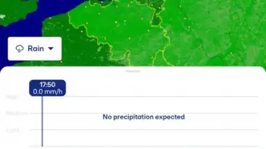 Capture d'écran de Buienradar 1
