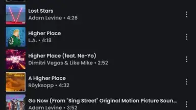 Capture d'écran de ViMusic 8