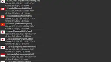 Capture d'écran de VPN Servers 3