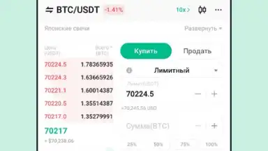 Capture d'écran de KuCoin 4