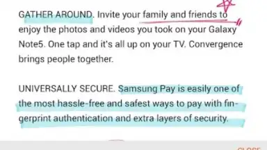 Capture d'écran de Samsung Write on PDF 2