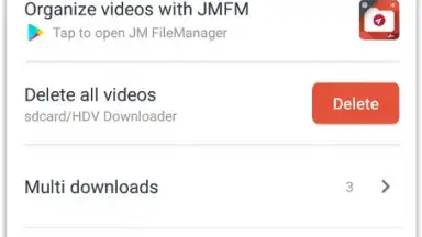 Capture d'écran de HDV Downloader 4