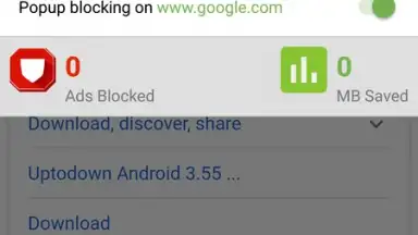 Capture d'écran de Free Adblocker Browser 3