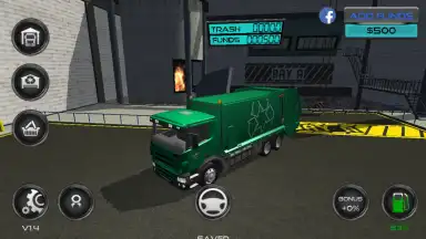 Capture d'écran de Trash Truck Simulator 5