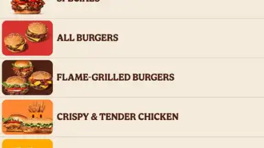 Capture d'écran de Burger King App: Food & Drink 12