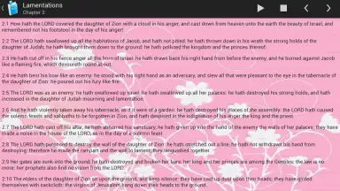Capture d'écran de Holy Bible King James Version 11