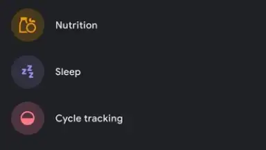 Capture d'écran de Google Fit 5
