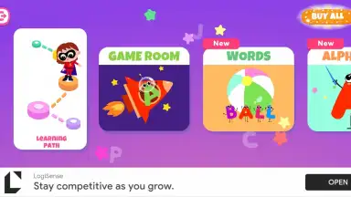 Capture d'écran de Bini ABC Games! Phonics 4 Kids 7
