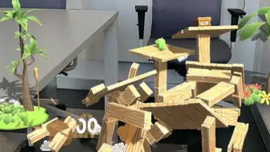 Capture d'écran de Angry Birds AR: Isle of Pigs 4