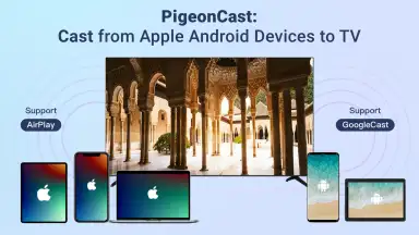 Capture d'écran de PigeonCast - Cast via AirPlay 1