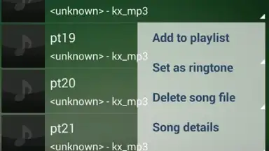 Capture d'écran de Music Player 9
