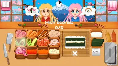 Capture d'écran de Sushi Making Game 1