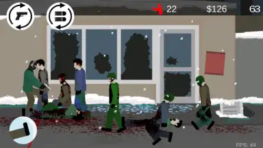 Capture d'écran de Flat Zombies: Cleanup and Defense 16