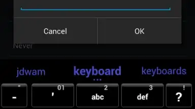 Capture d'écran de Jelly Bean Keyboard 4.3 5