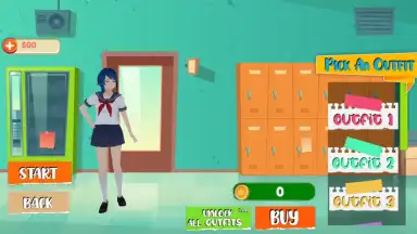 Capture d'écran de YUMI High School Simulator 3D 2