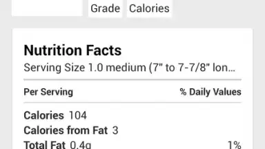 Capture d'écran de Calorie Counter 4
