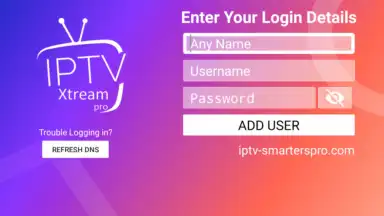 Capture d'écran de IPTV Xtream PRO 1