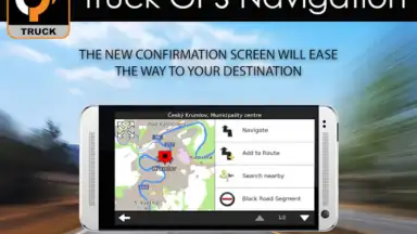 Capture d'écran de Aponia Truck Navigation 10