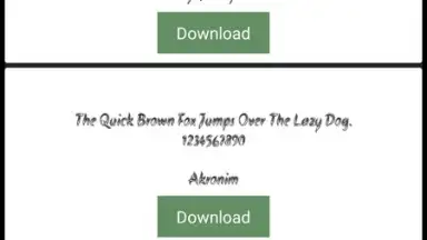 Capture d'écran de GxFonts - Custom fonts for Samsung Galaxy 2