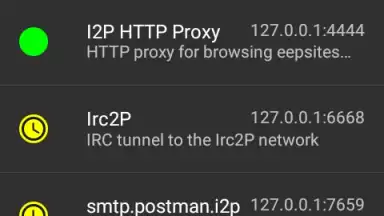 Capture d'écran de I2P 3