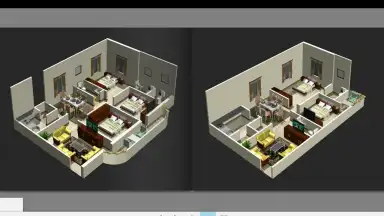 Capture d'écran de 3D Home Plans 1