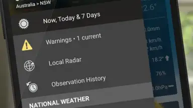 Capture d'écran de Weatherzone 2