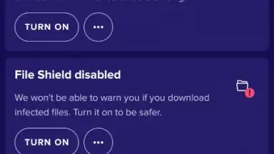 Capture d'écran de Avast Antivirus & Security 5