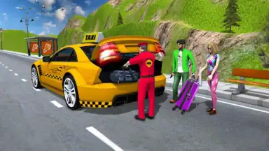 Capture d'écran de Taxi Games Driving Car Game 3D 1
