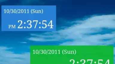 Capture d'écran de Seconds Clock Widget 3
