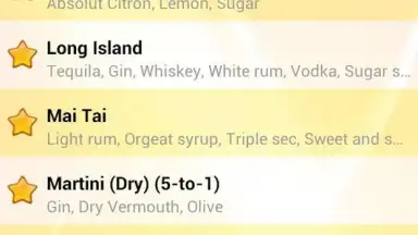 Capture d'écran de 8,500 Drink Recipes Free 5