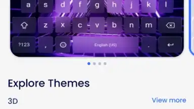 Capture d'écran de Font Keyboard 1