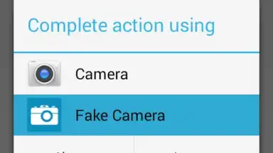 Capture d'écran de Fake Camera 8
