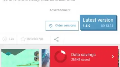 Capture d'écran de Opera Mini beta 4