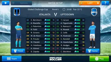 Capture d'écran de Dream League Soccer 9