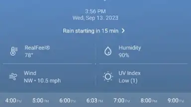 Capture d'écran de Local Weather: Weather Forecast 5