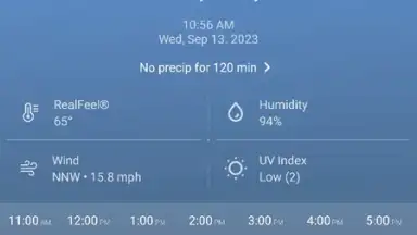 Capture d'écran de Local Weather: Weather Forecast 2